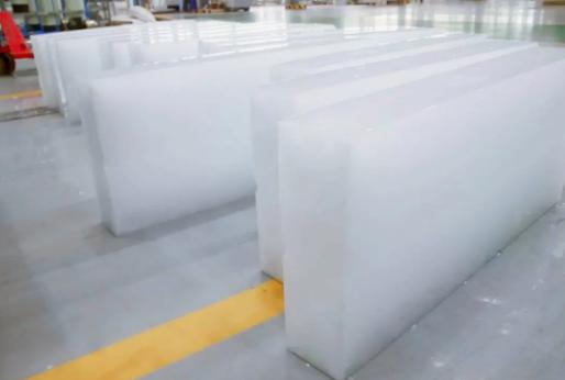 Grande usine de glace en blocs avec moule à glace en acier