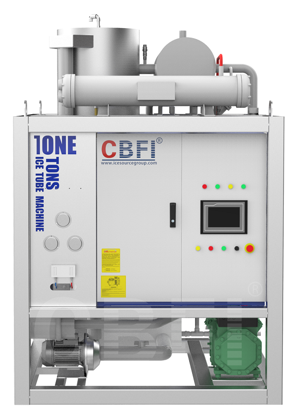 10-ton integrated tube ice machine