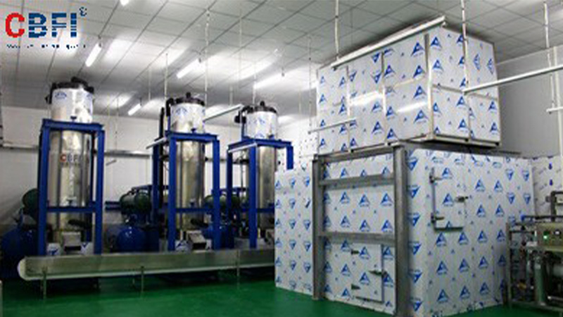 Guangzhou--45 tonnes d'usine de glace comestible automatique de glace de tube
